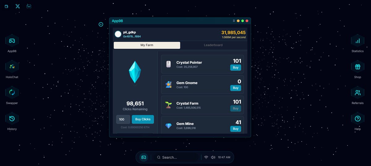Just checked on <a href="/App98_/">App98</a> . Then saw this new UI 👀So clean and easy to interface. Keep building.