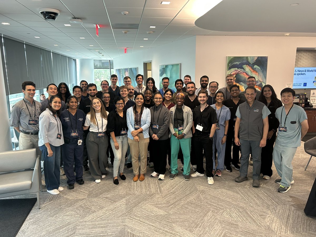 Thank you to all of our fellows from across Texas and Houston/TMC faculty for the amazing #TxIEG First Year Fellows Course today at BSLMC! #GITwitter #GIFellow A special thanks to our course directors #JordanSparkman and #KalPatel !!
(only pictured pm faculty)