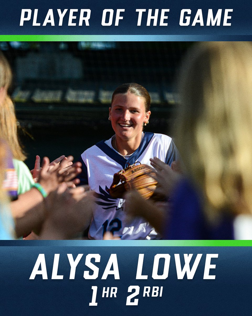 🏅 Player of the Game – Game 2: Alysa Lowe
Big plays. Big win. Well deserved!

#LightsIgnite #WausauIgnite