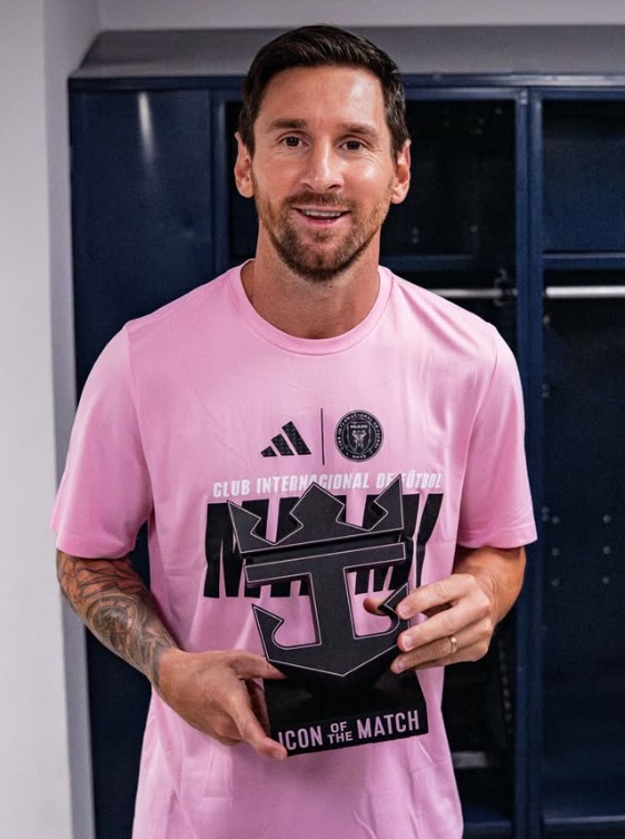 DOBLETE DE GOLAZOS, ASISTENCIA, PASES DE LUJO Y MUCHO MÁS... ¡Claro que Leo Messi fue elegido como el MVP en la goleada 5-1 del Inter Miami ante New York Red Bulls por la #MLS!