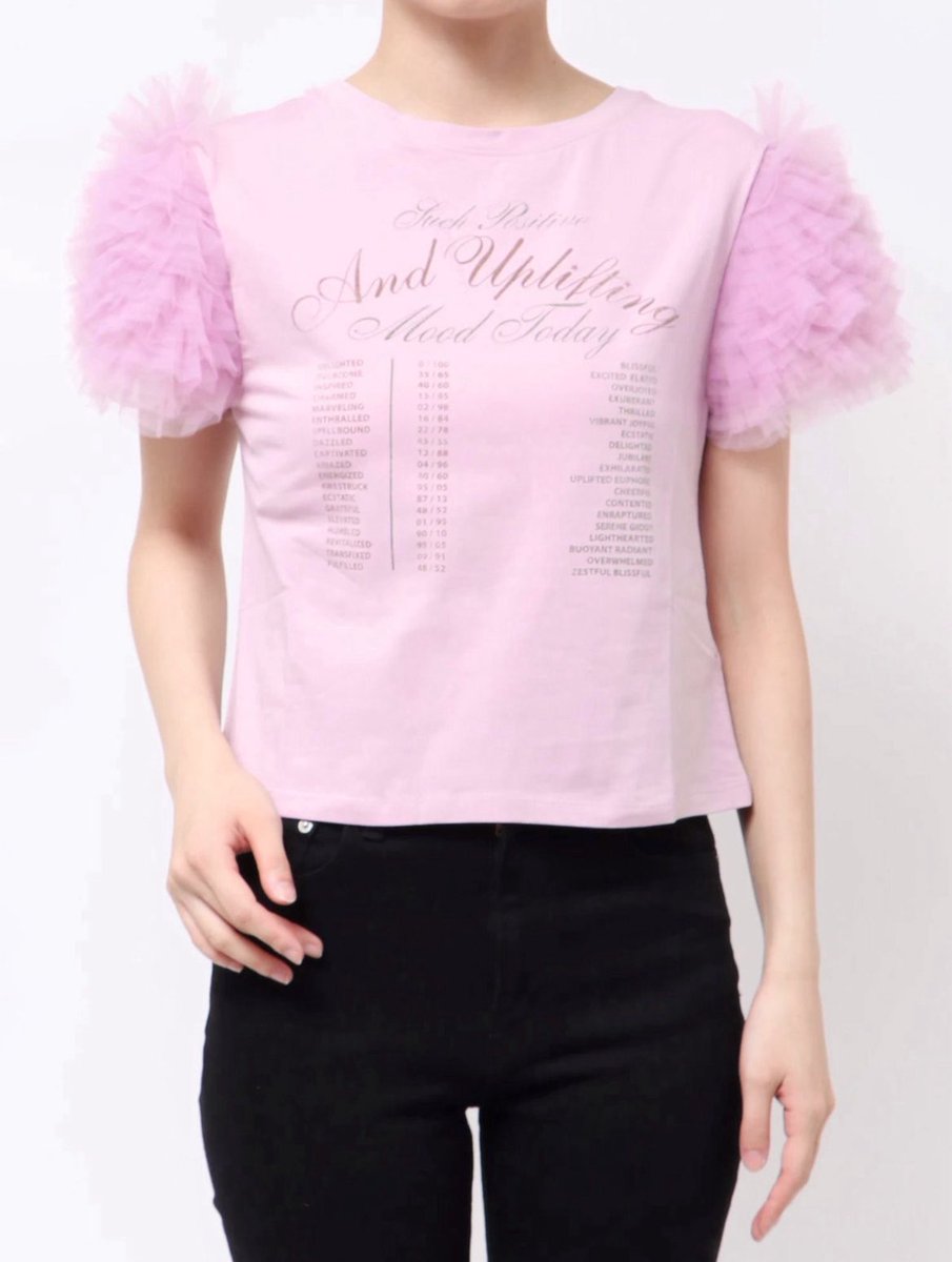jt_nagoya's tweet photo. 🪽NEW ARRIVAL🪽

フリルチュールドッキングTシャツ
O.WHT/PNK/BLK
¥6,930 tax in

ボリューム感のあるチュールフリルがトレンド感MAXなスリーブコンシャスデザイン🌸

 #jouetie  #名古屋パルコ 

🍒店舗通販
☎052-242-5633 https://t.co/XfsgJq9zf3