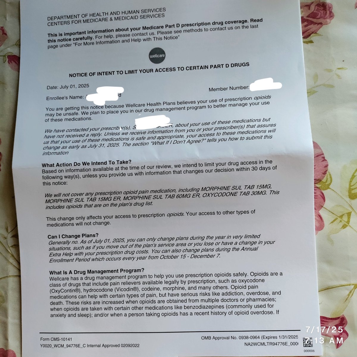 <a href="/RogueWolf2001/">RogueWolf</a> <a href="/DebraHa98356883/">Debra Haney</a> <a href="/KatMelcher/">Kat Melcher🌟</a> <a href="/CarolKennon4/">Carol Kennon</a> <a href="/SpeakPain2Power/">PeopleInPain</a> <a href="/crystalmurphy28/">OfficialCrystalMurphy</a> <a href="/PenelopeZahn/">Penelope Zahn</a> <a href="/Shadybug60/">Sherry Underwood</a> <a href="/Deeenst/">Dee</a> <a href="/plwin49/">Pati ⚖️♎️🌎☕️🎶🗽</a> <a href="/Faithgirlee/">LeeB</a> <a href="/ezmirellda/">☮️🕊️🟦SS4C 🇺🇦ezmirellda</a> <a href="/Lisaandbarry777/">Lisa Thomas</a> <a href="/SpicyPurritos/">Ar!elle 🫶🏻</a> <a href="/lil23rdss/">xavier♿️</a> <a href="/PainPtFightBack/">Anne Fuqua</a> <a href="/MartineBeaumie8/">Martine Beaumier</a> <a href="/MaryinKansas/">Mary</a> <a href="/TerryColey5/">Iamyournightmare.</a> <a href="/sexton_cecilia/">CeciliaCats2</a> <a href="/Irishbrat1966/">Kelly L.⭐⭐</a> <a href="/sureuwanttoknow/">R. U. Sureuwanttoknow</a> <a href="/shdwstar/">John🩻</a> <a href="/Bilked2TheBrink/">BilkedToTheBrink</a> <a href="/bitchin_p/">P. ⭐️⭐️🖤 (she/her)♿️</a> <a href="/CContrarus/">CC. (Contrarus (@Nefarius Contrarta</a> <a href="/shounenrobot/">🌱</a> <a href="/PainSteals/">Pain Steals</a> <a href="/KatTwisted/">TwistedKat ♿️</a> <a href="/kirsten_klang/">Kirsten D'Klang</a> <a href="/WizardPuzzle/">🇺🇸Puzzle Wizard🇺🇸</a> <a href="/humanedrug/">Mör Agonistos🇦🇶</a> <a href="/VIoletTailor/">itisallinmy_hEDS</a> <a href="/SpartanRyan13/">Ryan</a> <a href="/JSG_54/">Illicit fentanyl is killing people</a> <a href="/PainPlayhouse/">Pain Prisoner #0010001991</a> <a href="/RachaelHorning/">Rachael Horning</a> <a href="/katman_steven/">Pastor Steven • The Lord is My Shepherd</a> <a href="/ForensicMHSA/">EH</a> <a href="/BlkBettyALBurn/">Betty_Black</a> <a href="/Madeinavalon/">TheGoddessSpeaks</a> <a href="/Pain_Speaking/">Hope411PainSpeaking</a> <a href="/VintageVamp17/">Lesa L.</a> Just received a letter from my Part D denying ALL OPIOIDS! Did you watch Congress?
youtu.be/Bf6LQzDsDKs?si…