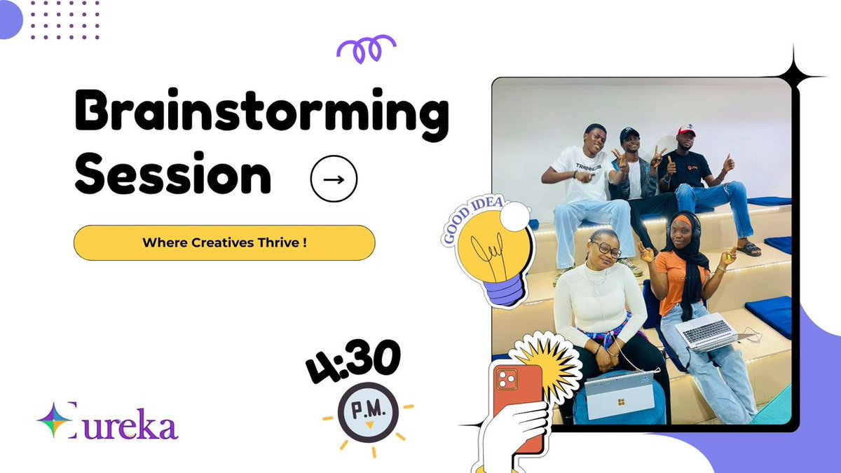 create_eureka's tweet image. Today&apos;s brainstorming was maddd 🔥🔥🔥
