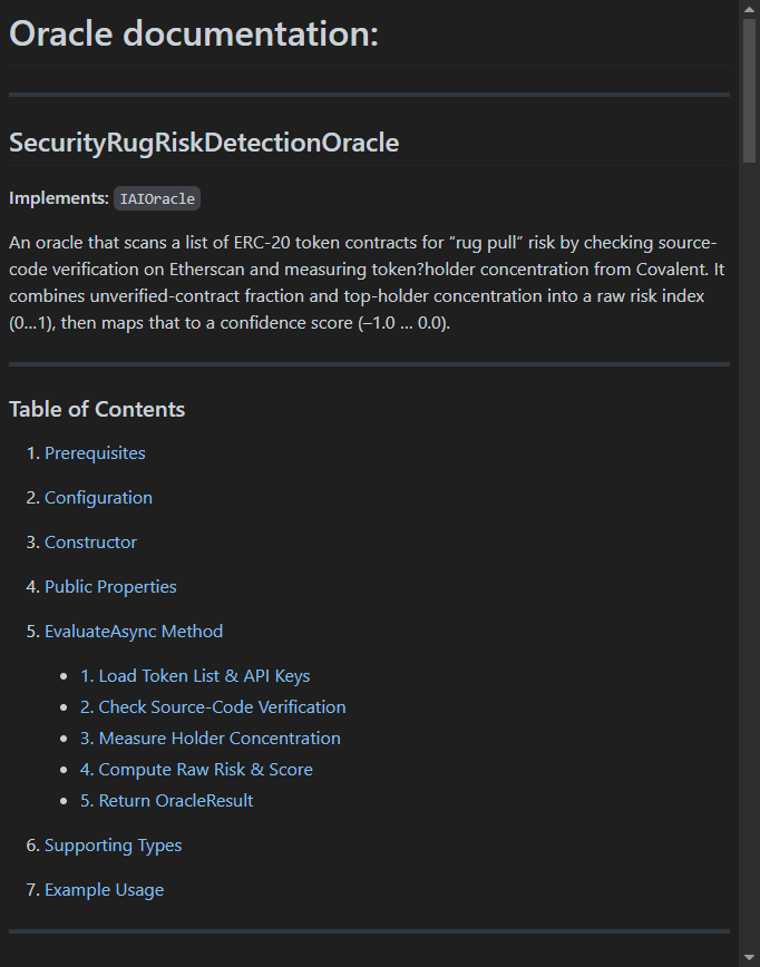 The16Oracles's tweet photo. #The16Oracles
🪞 Security Rug Risk Detection Oracle
🔥COOK'S Bisque is smelting HOT!!!!
#MacroEconomicOracle #MarketCataclysm #FinancialProphecy #GlobalDebtCrisis #EconomicApocalypse #ChartLightning #DebtChains #MarketStorm #HarbingerOfFinance #NeonGreenFinance #StormOfMarkets