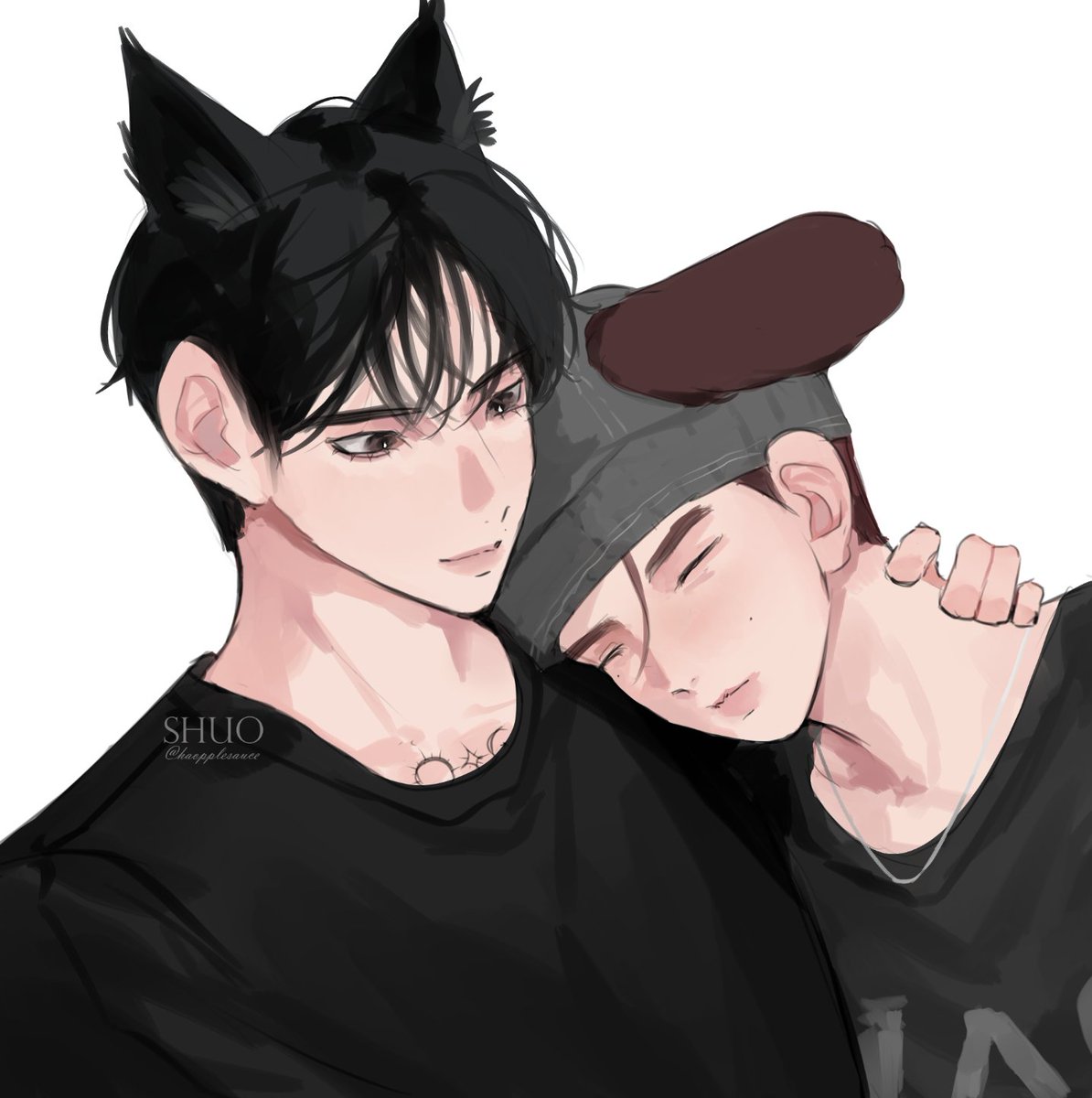 haopplesauce's tweet image. #빈늘 #binhao 🫂