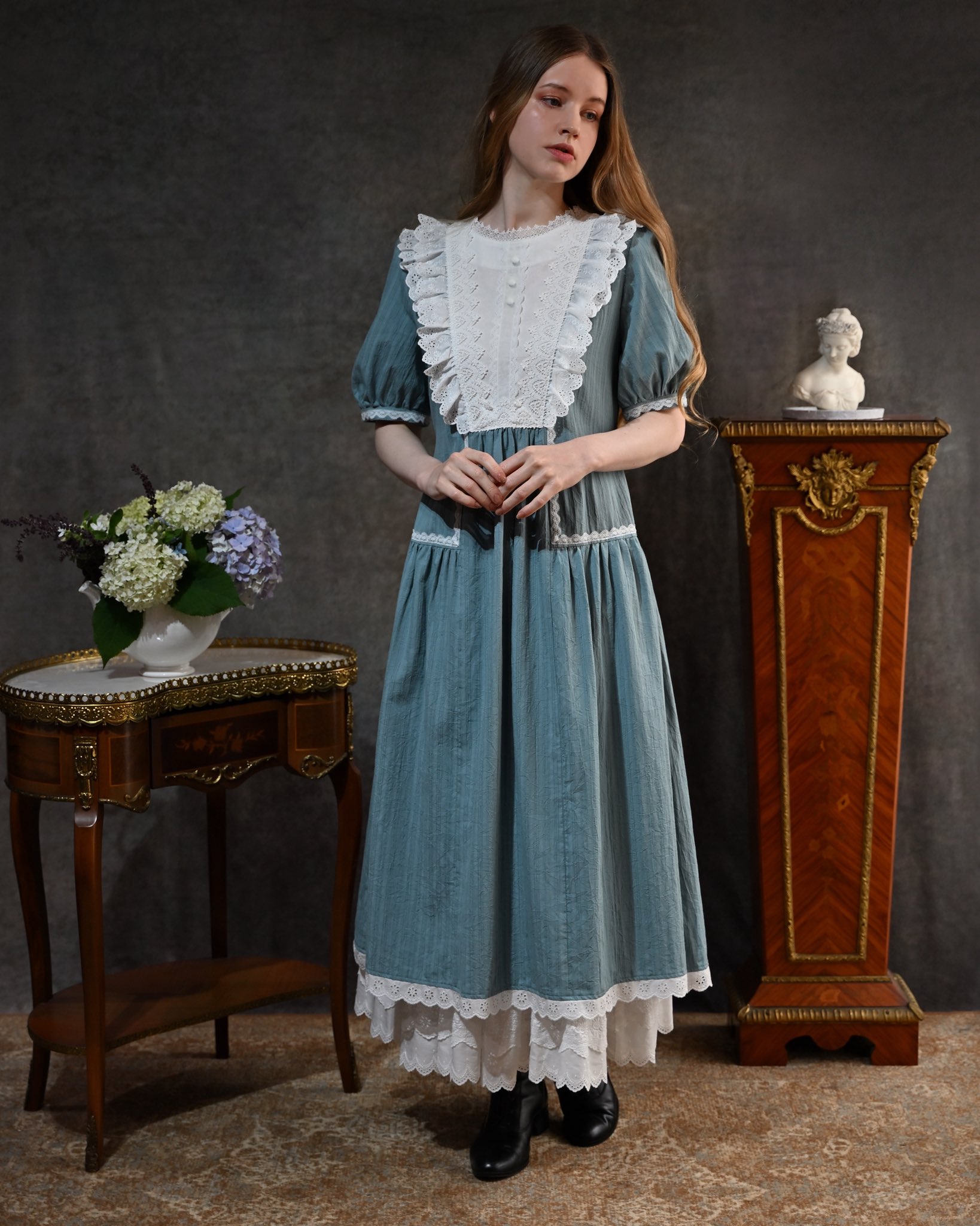 SERAPHIM　天使のパーラードレス水色 SERAPHIM on X: 