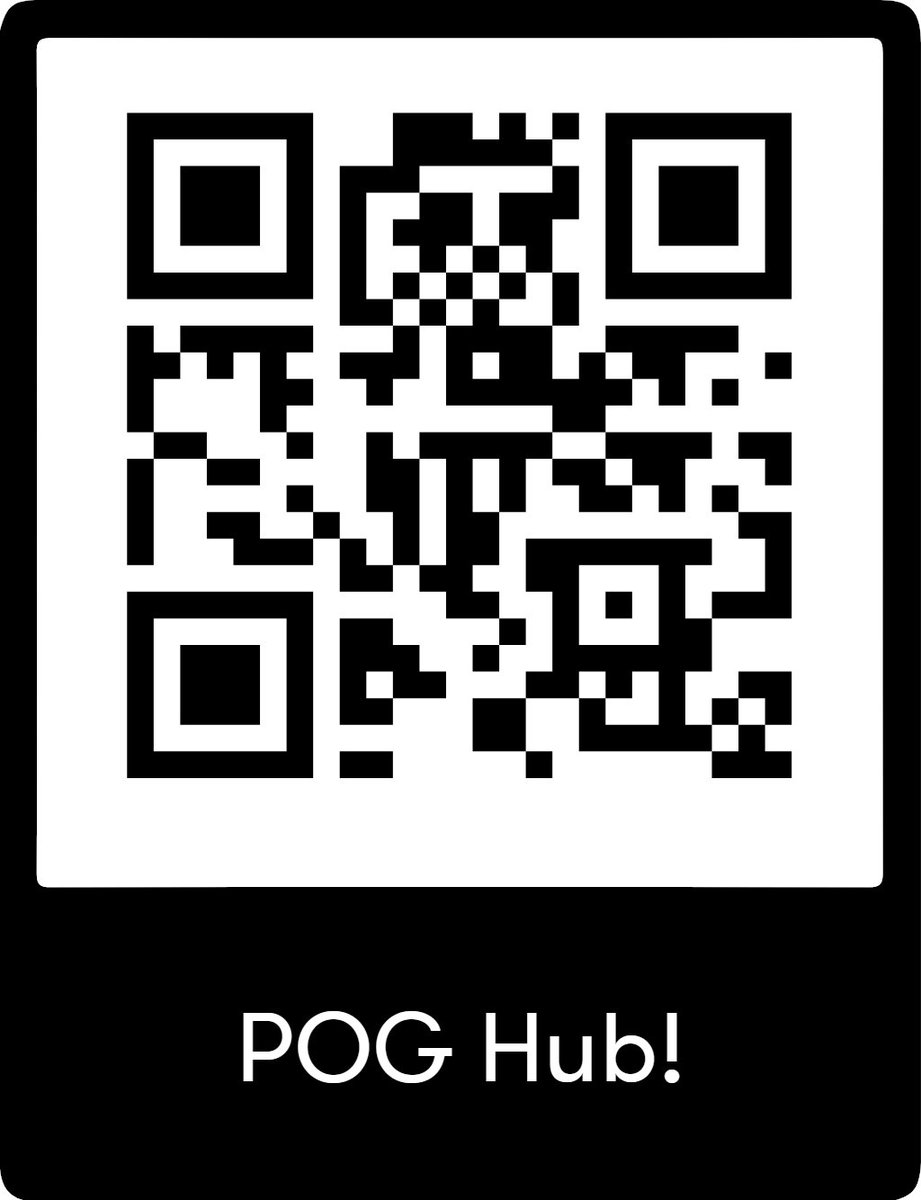 thepogdre's tweet image. 🔥 Step into the Slam Zone! 🔥
Scan the QR code below to create your FREE POG Embassy account and start ripping POG loot packs like it’s '95 all over again! 🥏💥
🛠️ Powered by @POGDigital — Web3 meets old-school slams!
🎁 Digital + Physical rewards
🌐 Multichain. Multiverse.…