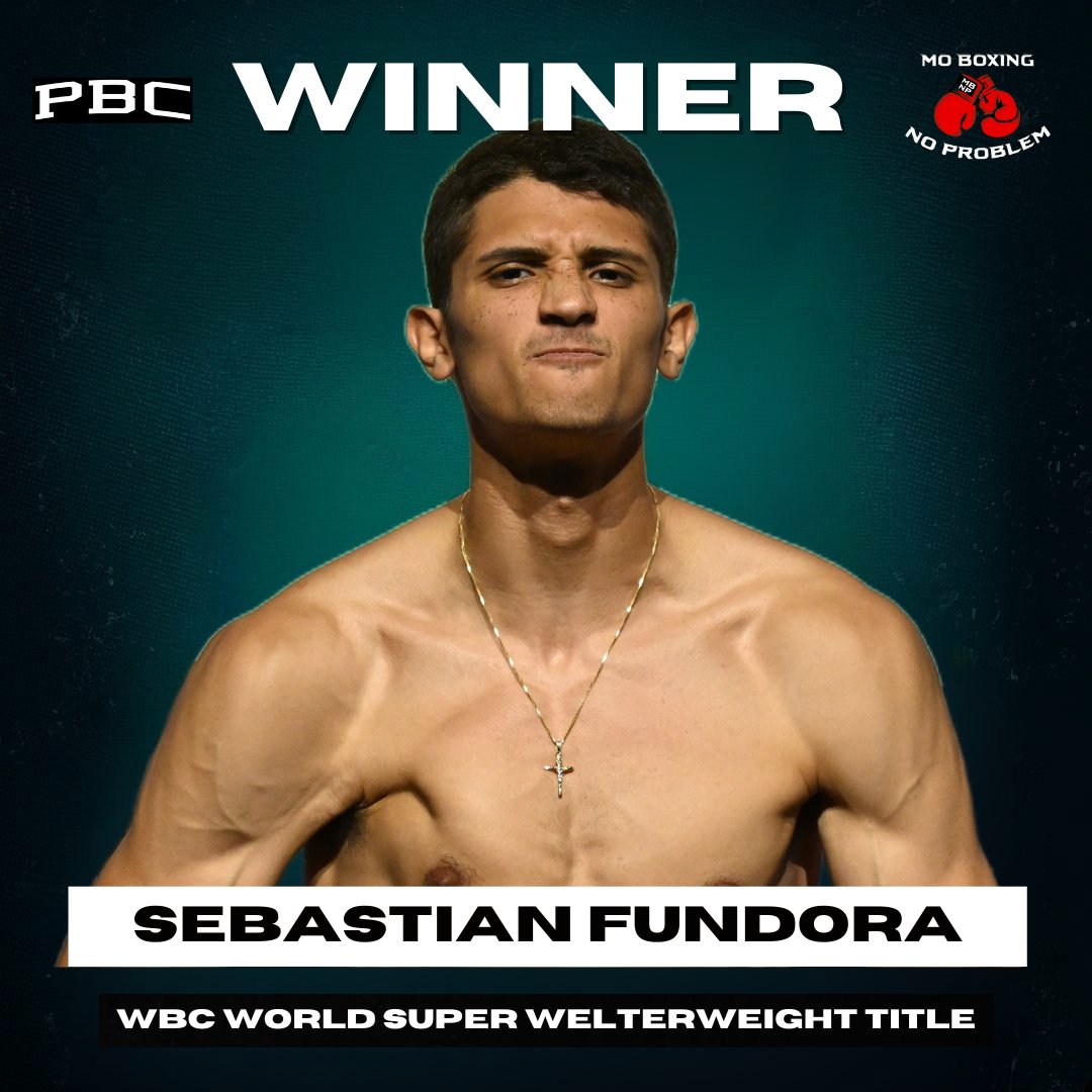 MoBoxingNP's tweet image. Sebastian Fundora defeats Tim Tszyu by 7th Rd RTD to improve his record to 23-1-1, 15 KOs, and retain the WBC World Super Welterweight title.ππ₯