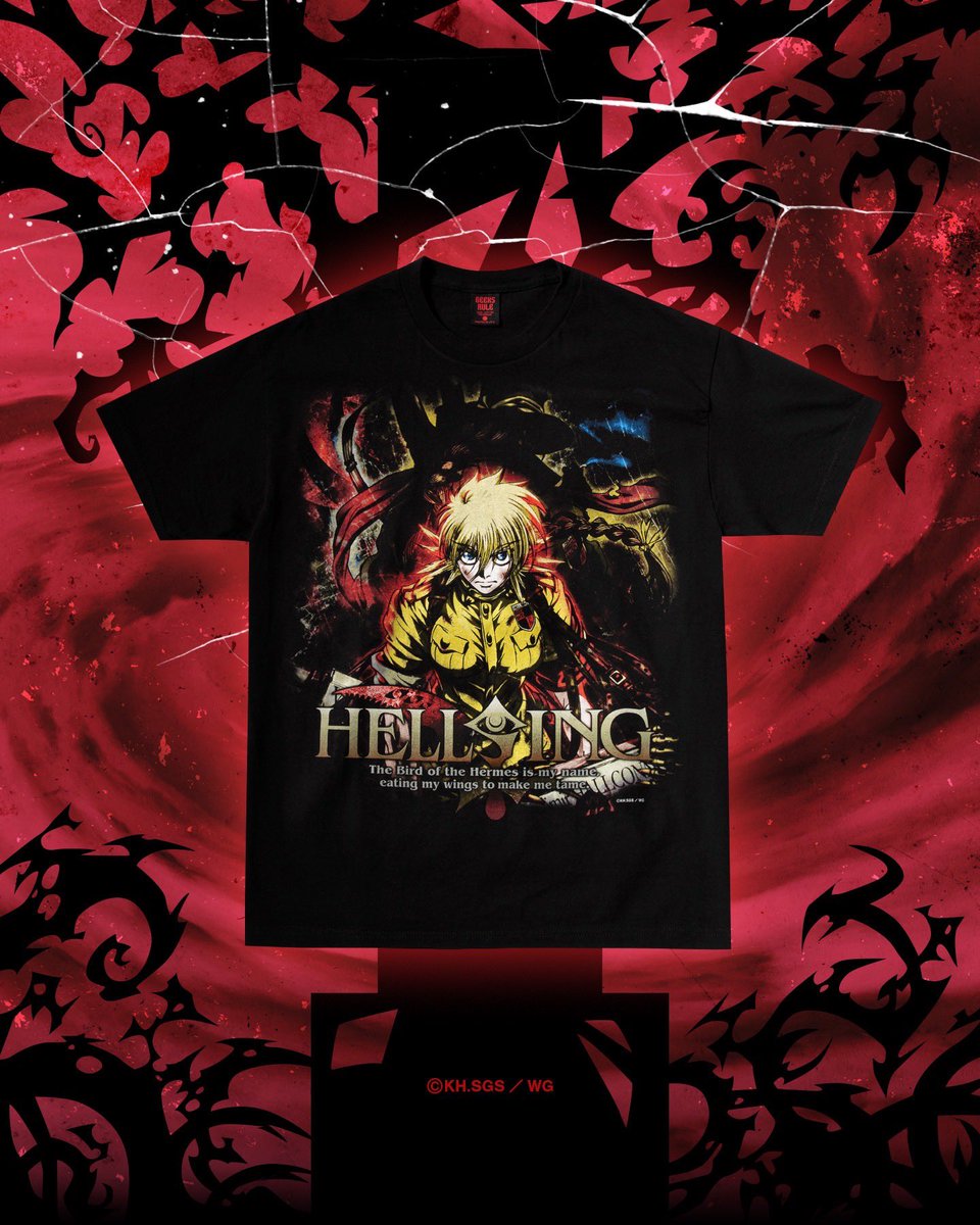 RuleGeeks0805's tweet image. HELLSING OVA × GEEKS RULE 15 SILKSCREEN PRINTING T SHIRT “セラス"
抽選応募期間:2025年7月20日 12:00 〜 2025年7月22日 12:00
geeksrule.official.ec/items/113578596
@DriftersAnime
@nbc_anime_music
#ヘルシング