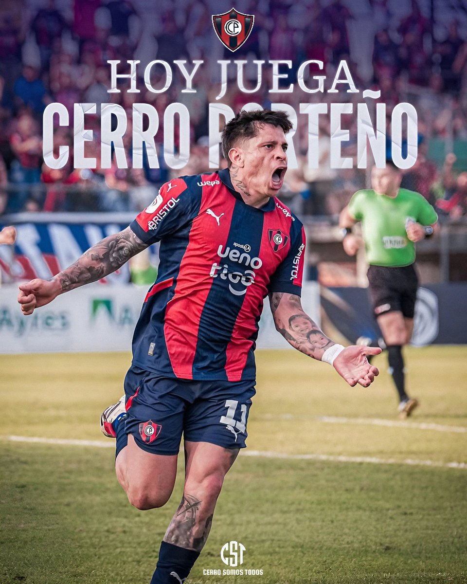 ¡HOY JUEGA CERRO PORTEÑO! 💙❤️

Jugamos en casa.. A ganar con el aliento de la mitad más uno! 🌪️