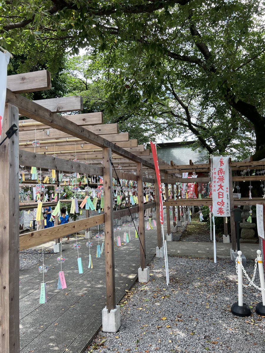 風鈴神社に来た🎐⛩️