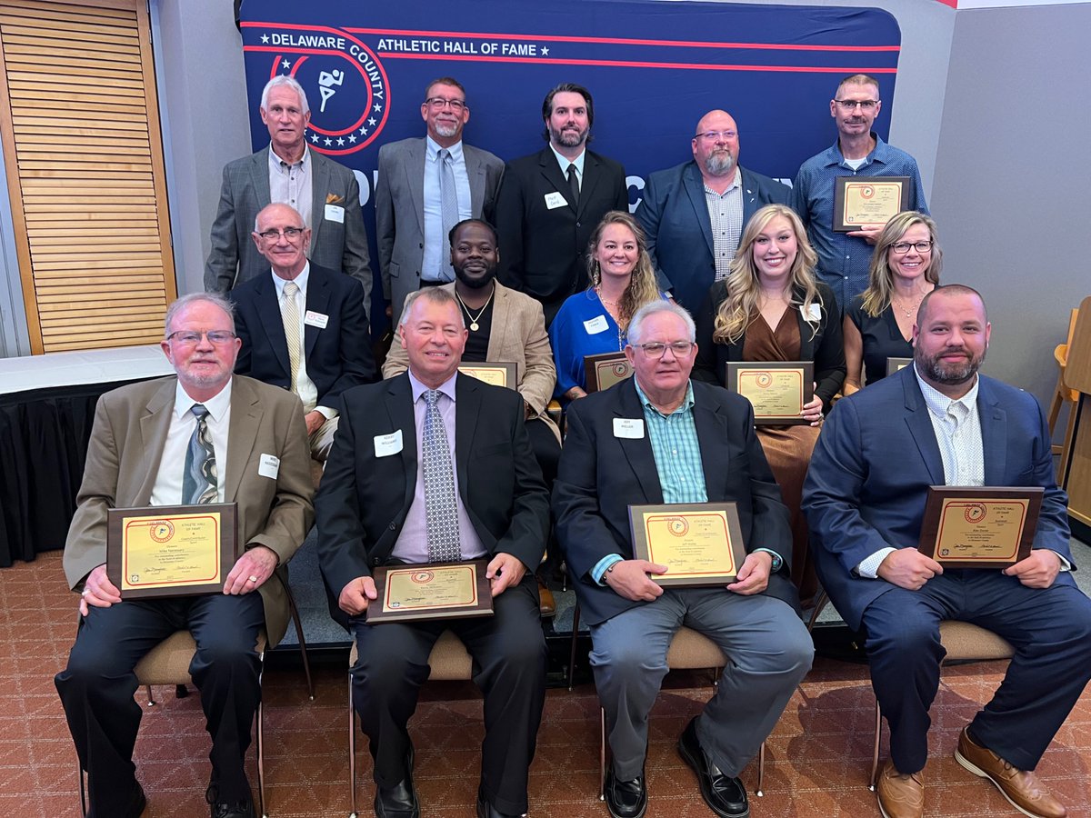 The Delaware County Athletic Hall of Fame inducted its 2025 class Saturday at the Ball State Alumni Center.