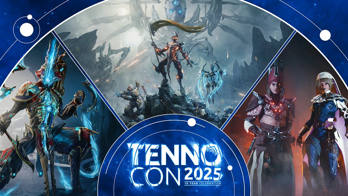 PlayWarframe's tweet image. Want to get caught up on all the biggest reveals from #TennoCon 2025?
Read our recap for the latest news about The Old Peace, Tau, Caliban Prime Access, and much more: wrfr.me/3GUaGP6