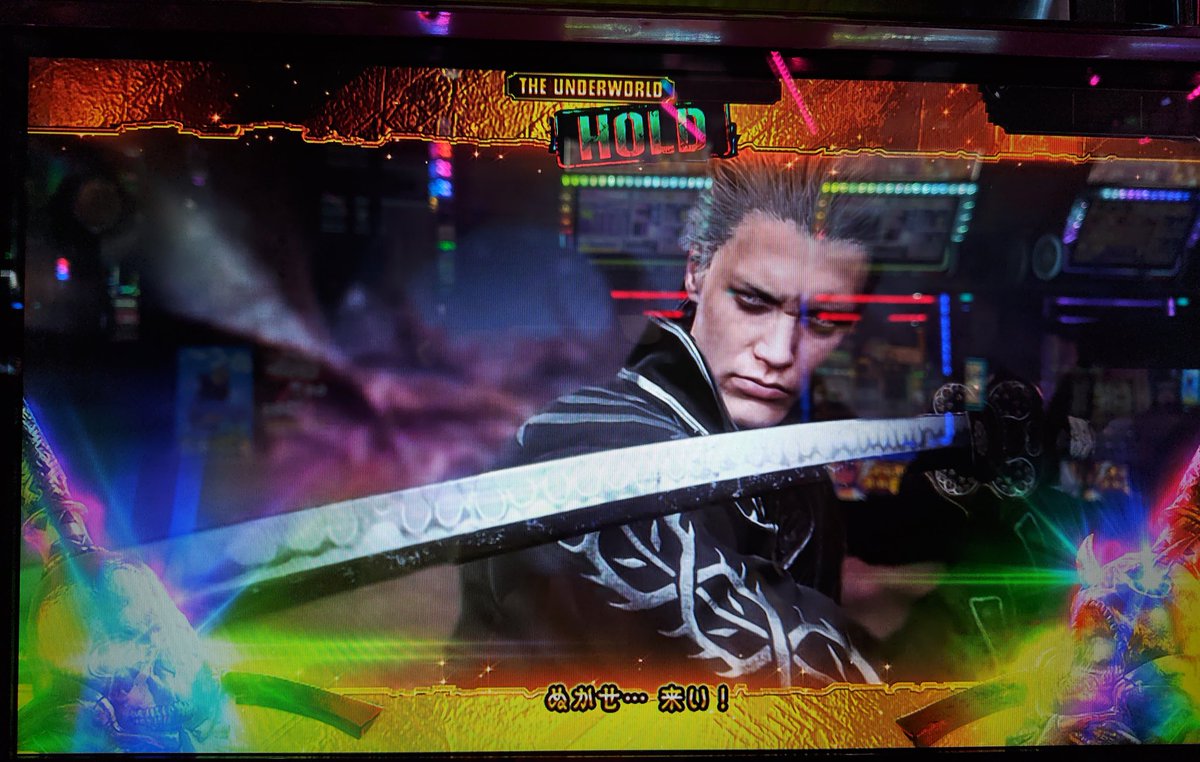 tsukushi5022's tweet photo. デビルメイクライ🎰
かなり相性が良いです🥰
でも気がついた😳
私ゲームで4までしかやってない😱ネタバレだ😱
謎だった事が解ってビックリ！
ゲームやりたくて久しぶりにやってみたら指つる😵‍💫
STORY面白い&amp;気になる🤣デビルメイクライの操作難しい🎮️
こんなにも難しかった？と頑張っております(笑) https://t.co/0SYtK8lkz1