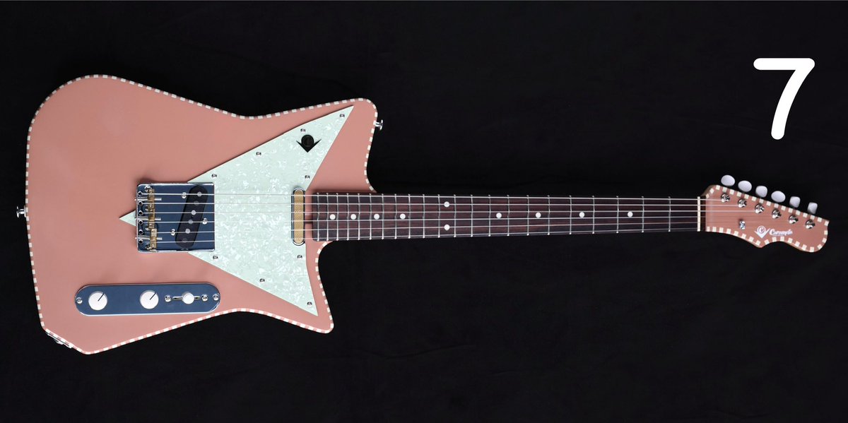 本日発売‼️12ヶ月連続プロト新作リリース第7弾🎸初のオリジナルシェイプに絶妙カラーリングでマホガニーボディ『Sakura Mousse』^_^<a href="/barks_news/">BARKS編集部</a> にて掲載して頂きました♪
#cgkguitar #国産ハンドメイド #1点モノ