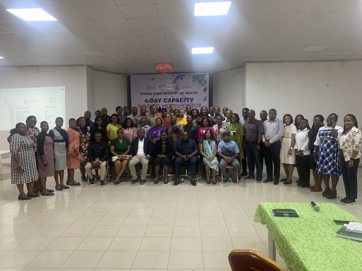 achor_joyce's tweet photo. Just wrapped up a 4-day hands-on #AnnualOperationalPlan (AOP) training with brilliant minds from across Rivers State 🌍🩺

Public health professionals, MOHs, MDA reps — all gathered to improve how we plan and deliver quality healthcare.
@healthfellowsng 
#AOP2025 #PublicHealth https://t.co/BuVZiJlYgG