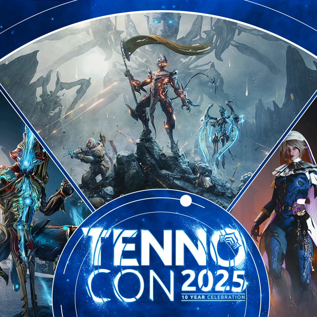PlayWarframe's tweet image. Want to get caught up on all the biggest reveals from #TennoCon 2025?
Read our recap for the latest news about The Old Peace, Tau, Caliban Prime Access, and much more: wrfr.me/3GUaGP6