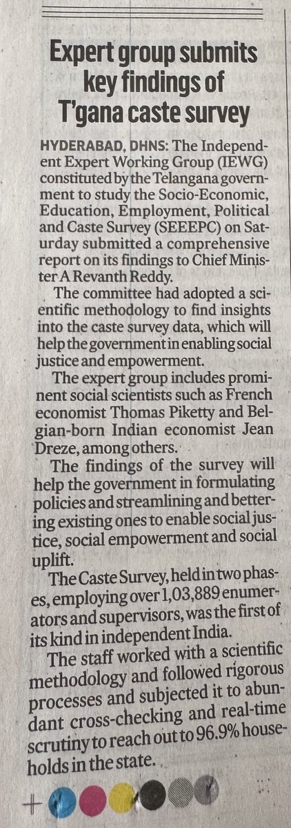 anisha_w's tweet image. The Karnataka govt should make the socio-educational / caste survey data public. Telangana has allowed experts to study it. I wrote a piece on the history of opposition to caste surveys in Karnataka, and how Telangana’s survey was better than Karnataka’s thenewsminute.com/karnataka/karn…