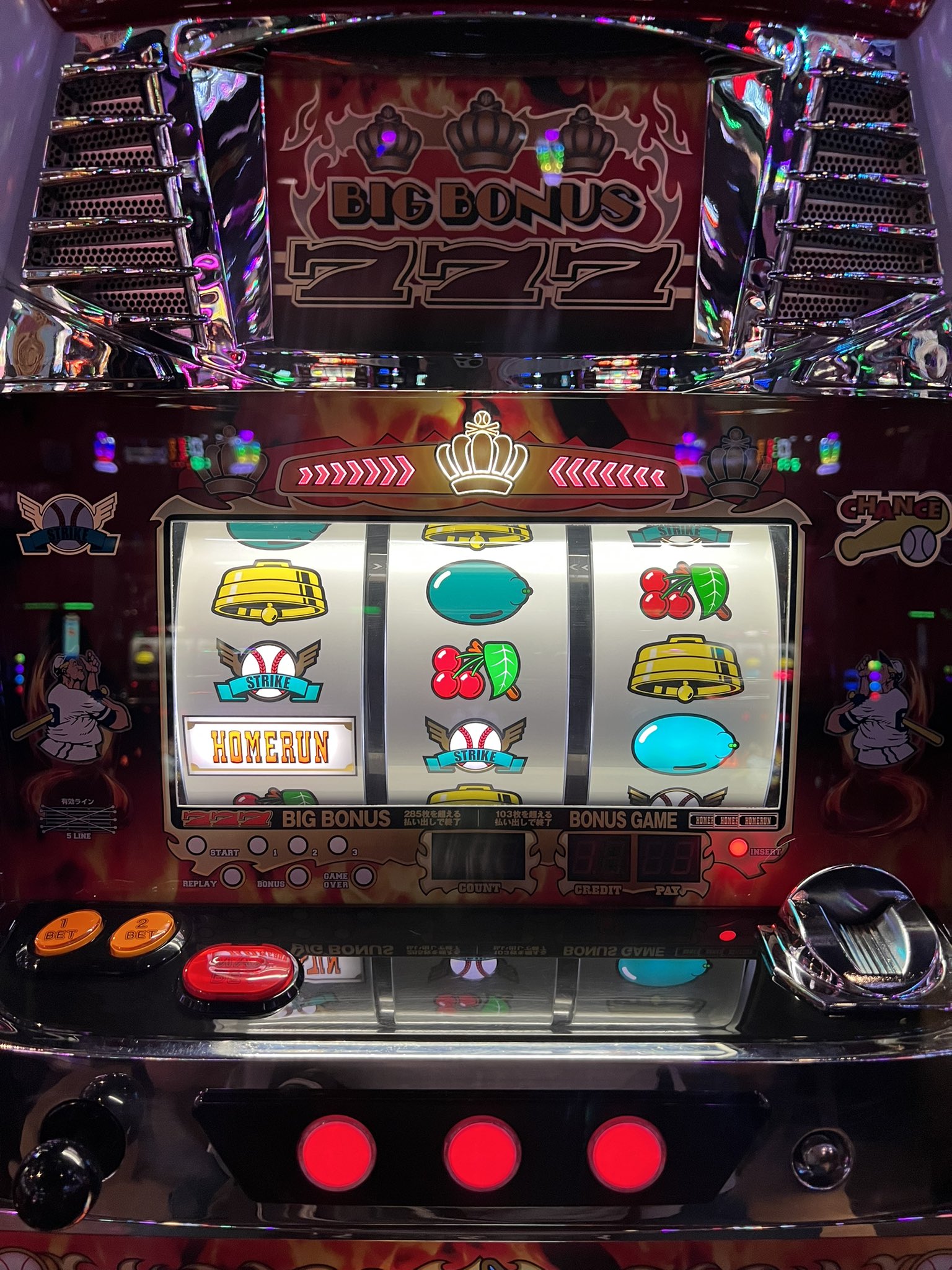 スロットマシーン　パラレル　2枚セット　光り方2種類 しょう on X: 