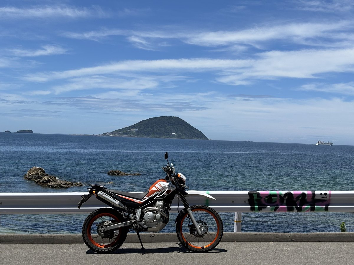晴天☀️綺麗です🏍️