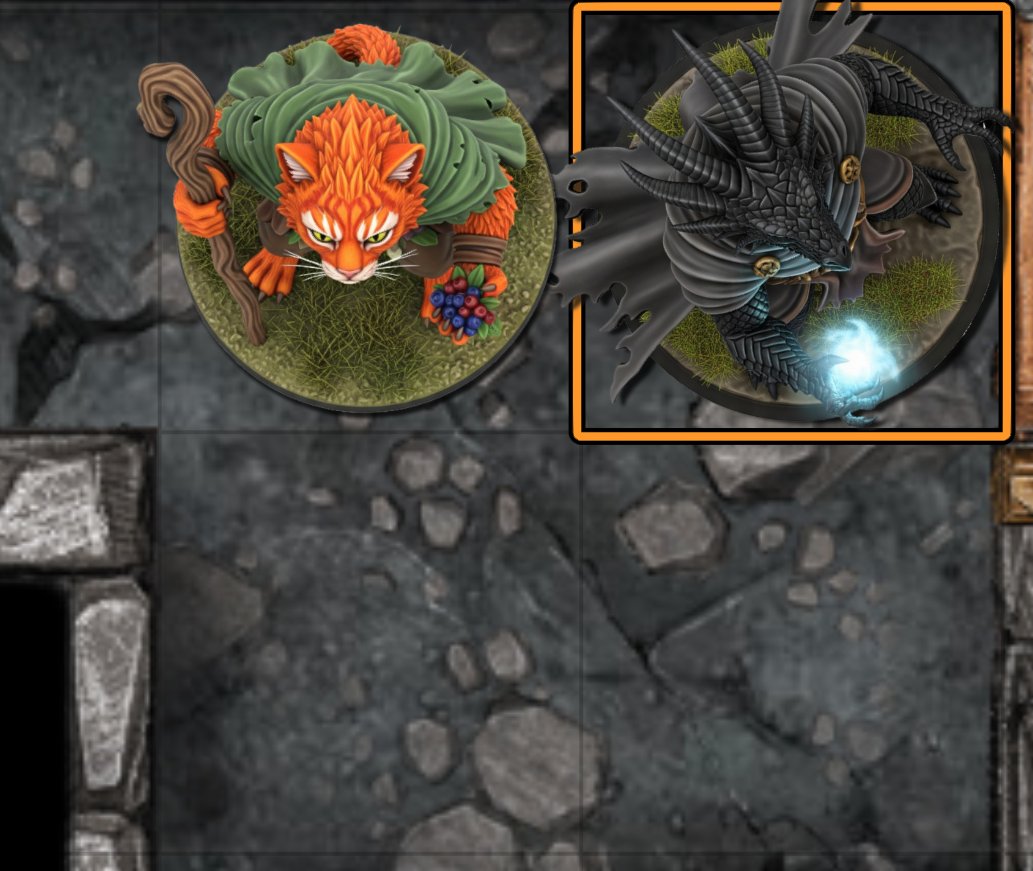 I am having fun with top dpown 3d minis with <a href="/FoundryVTT/">Foundry Virtual Tabletop</a>