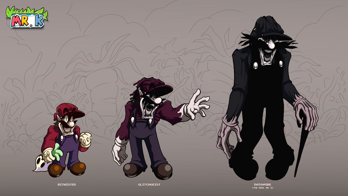 Kevinmch287's tweet photo. After several months updating my child and a bit of the story I was finally able to finish it with a noticeable change I think lol .

My son Mr. K :]

#horrorbrew #Mario #exeoc https://t.co/ajNzeec3xB