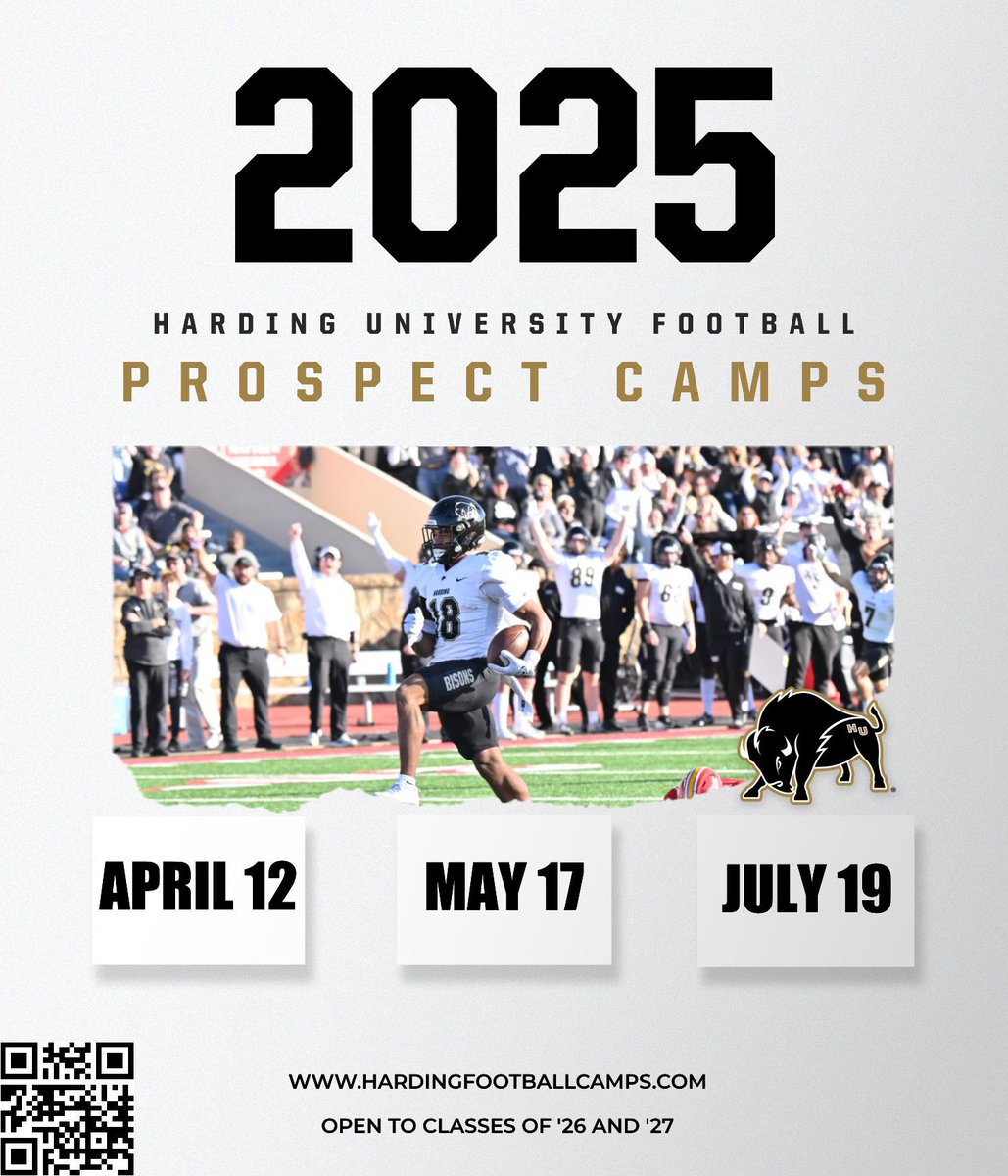 jaydenmcknight_'s tweet image. Thanks for the Invite @Harding_FB  
@CoachD_BisonsWR great day to compete and learn from great coaches! 📈💪🏽✅ 
#BackintheLab #KeepWorking #grind
                   *THE HARDING WAY*
@StewartsCreekFB @TnVarsity @PrepRedzoneTN @TNFutureStars