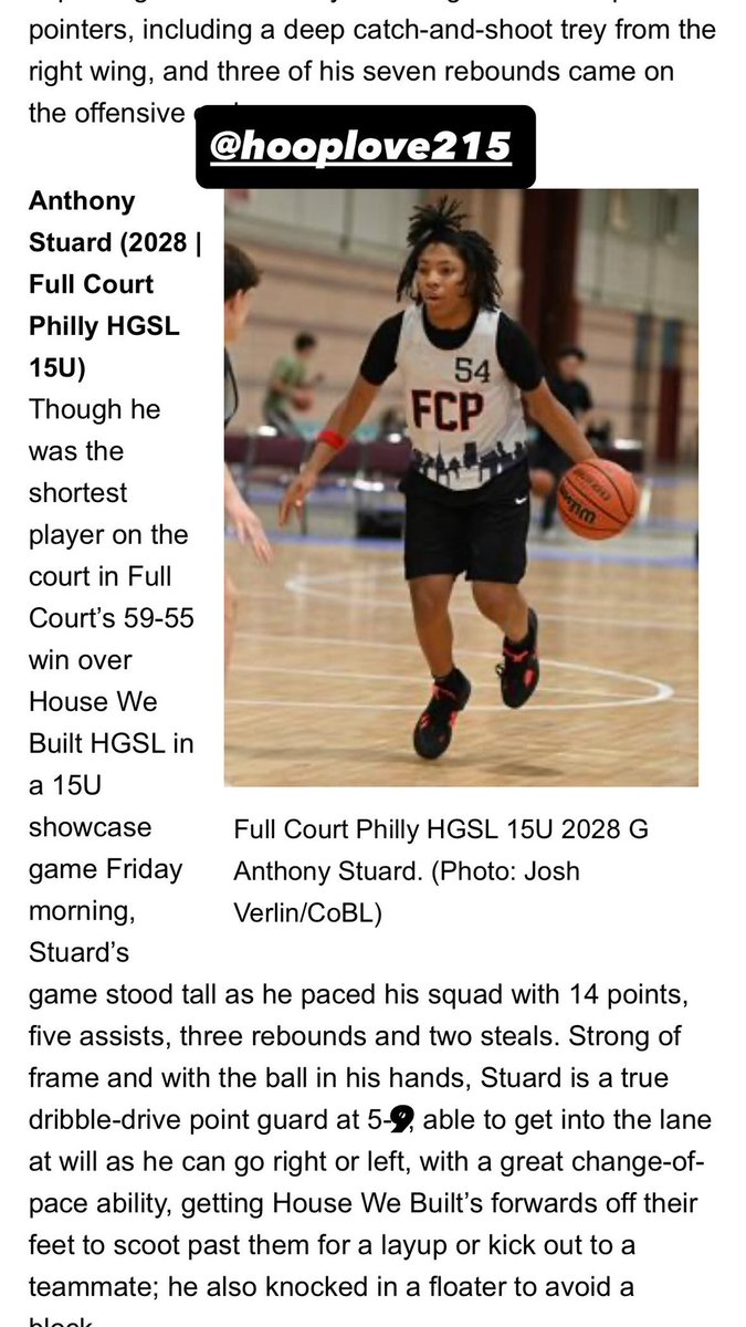 Thanks for the write up! <a href="/hooplove215/">CityofBasketballLove</a>