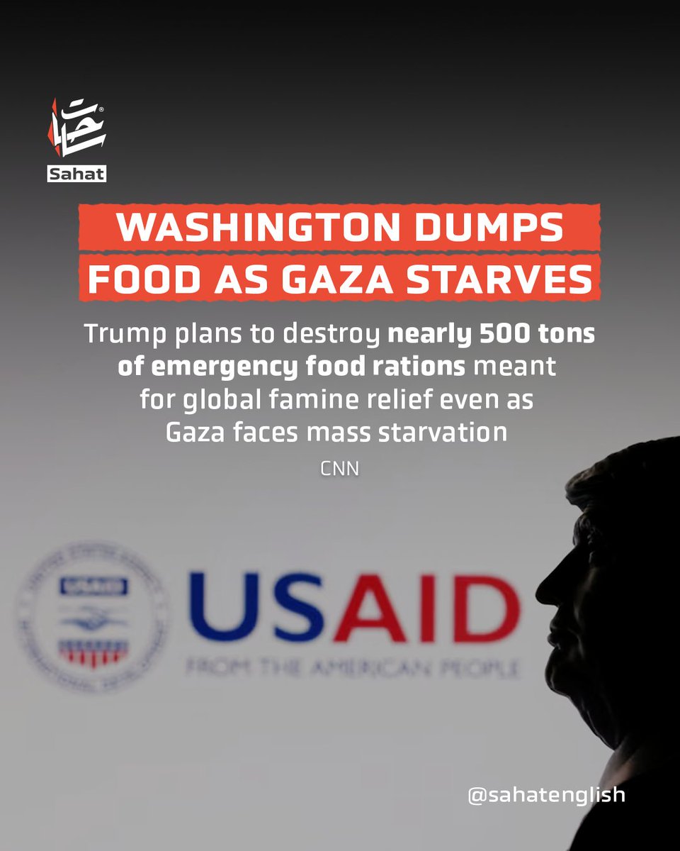 sahatenglish's tweet image. CNN reports the U.S. is set to destroy nearly 500 tons of emergency food rations—high-energy biscuits that expired in a Dubai warehouse due to delays and inaction. The aid, enough to feed 1.5 million children for a week, will cost over $100,000 to discard. The move has sparked…