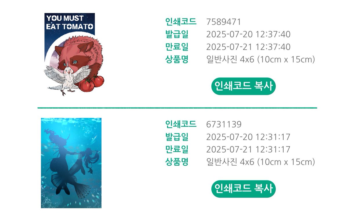 c_tahou's tweet image. 온리전때 만든 티셔츠 일러스트랑 인어슬묘 프린팅박스에 올렸습니다