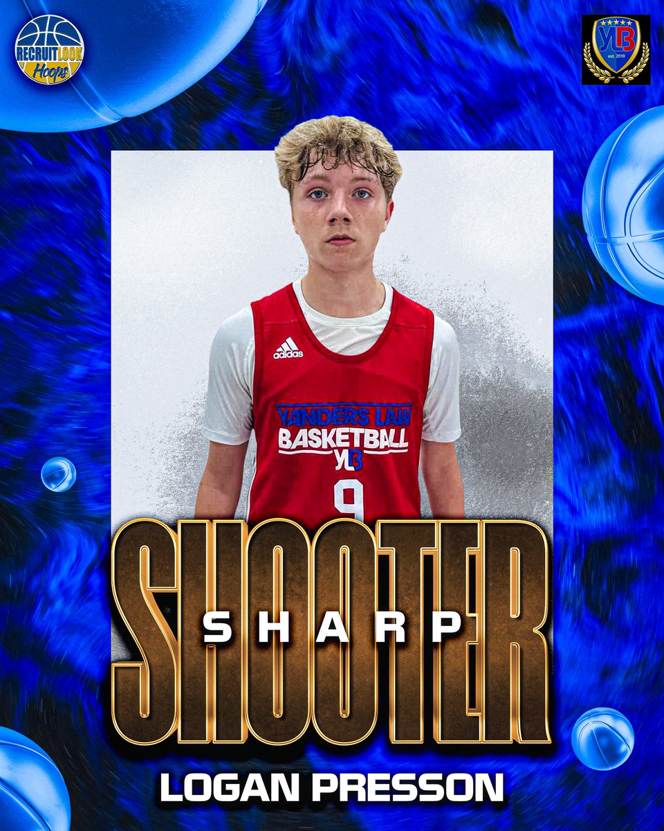 2026 | Logan Presson | #RLHoops

✅ His three first half 3s set an early tone for his team 
✅ Good off ball mover
✅ Nice release &amp; rhythm
✅ Understand how to create space for kickouts