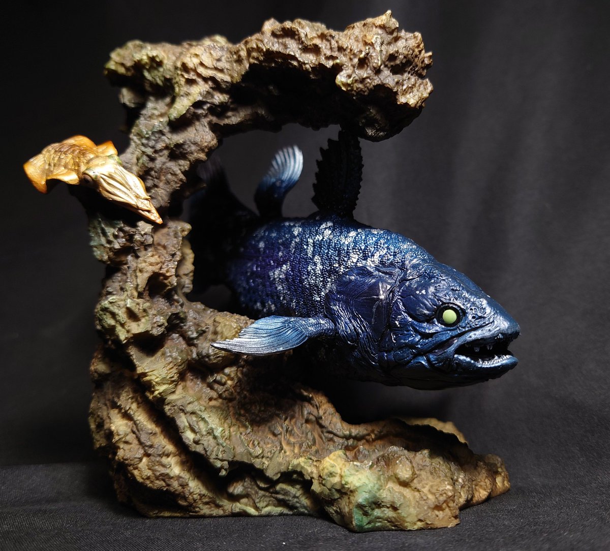 ワンフェス！ シーラカンス 大 完成です！ 全長で18cm位のサイズです