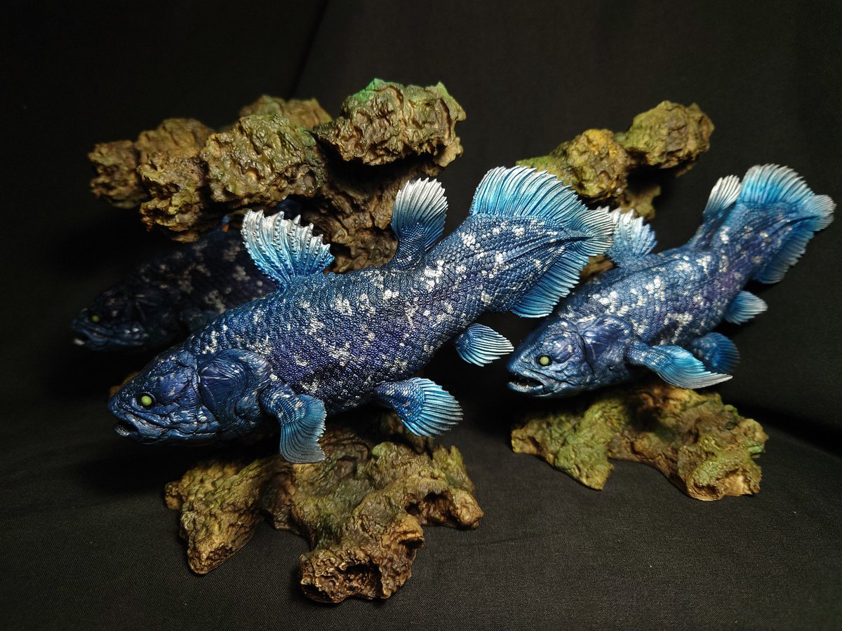 ワンフェス！ シーラカンス 大 完成です！ 全長で18cm位のサイズです