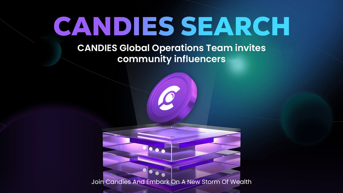 CandiesCoin's tweet photo. CANDEIS launches ecological mode! Multiple popular cryptocurrency applications join hands with CANDIES! Jointly create a traffic portal for Web3! https://t.co/1HqrBBjKHK