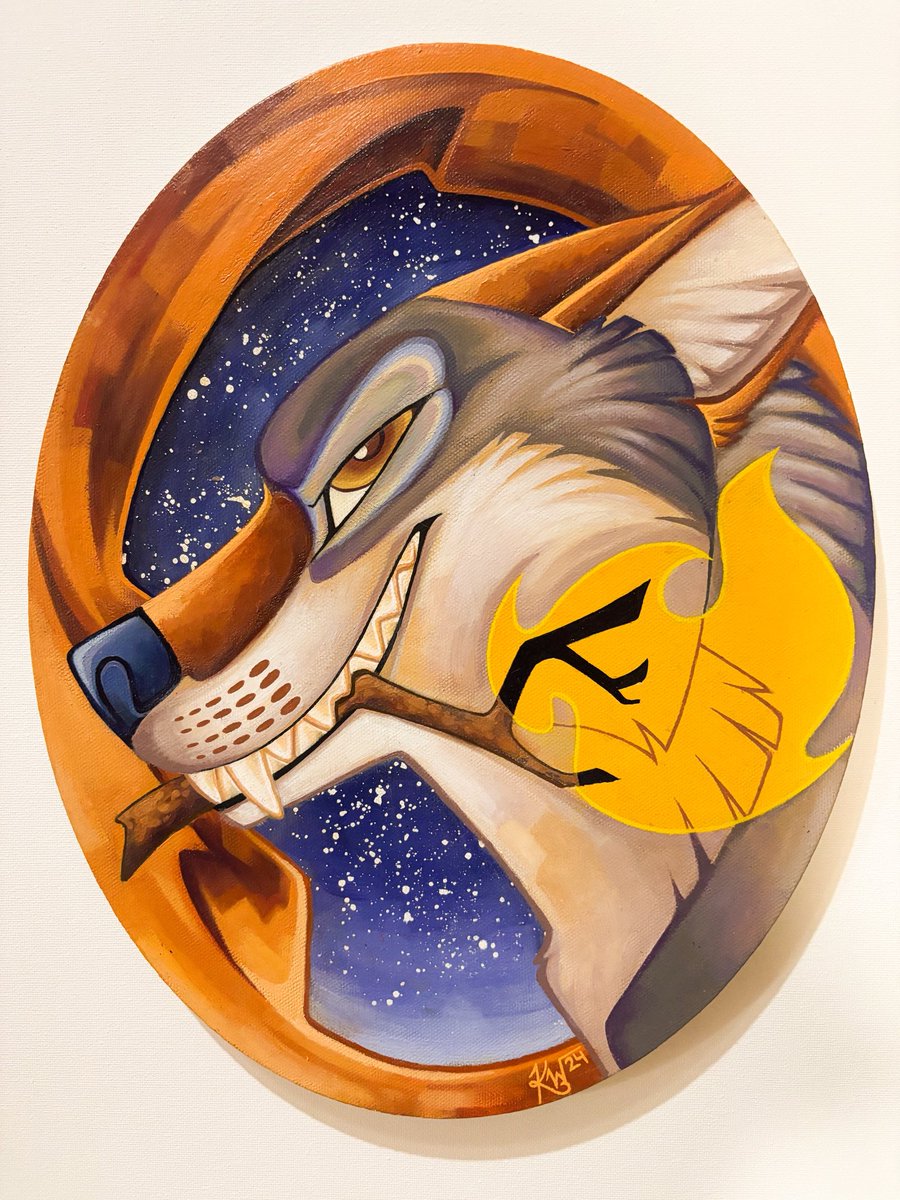 kmcritterart's tweet image. “A Bit of Mischief” (2024)
