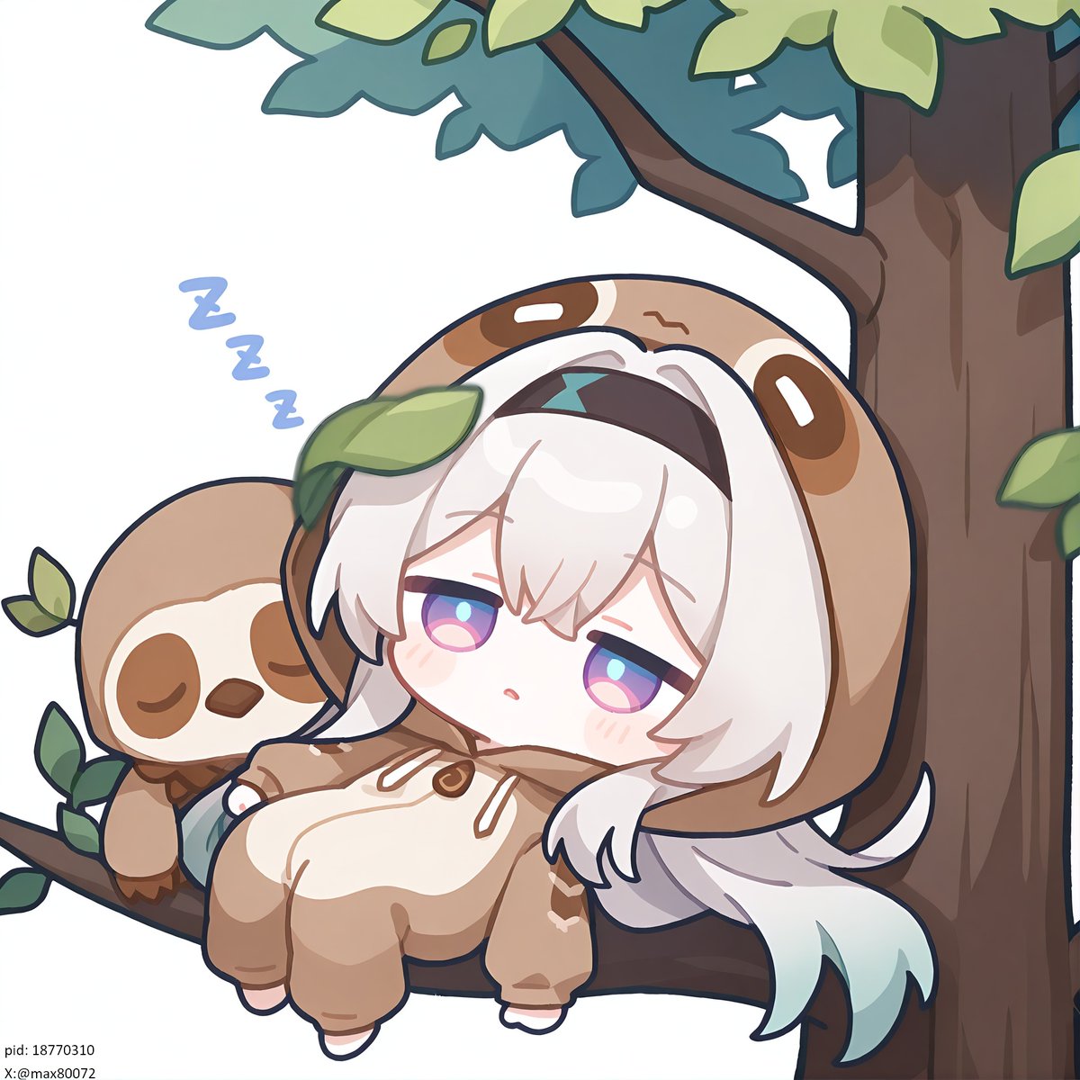 max80072's tweet image. #流萤 #Firefly #ホタル #HonkaiStarRail📷📷#崩壊スターレイル #AIイラスト #AIArt