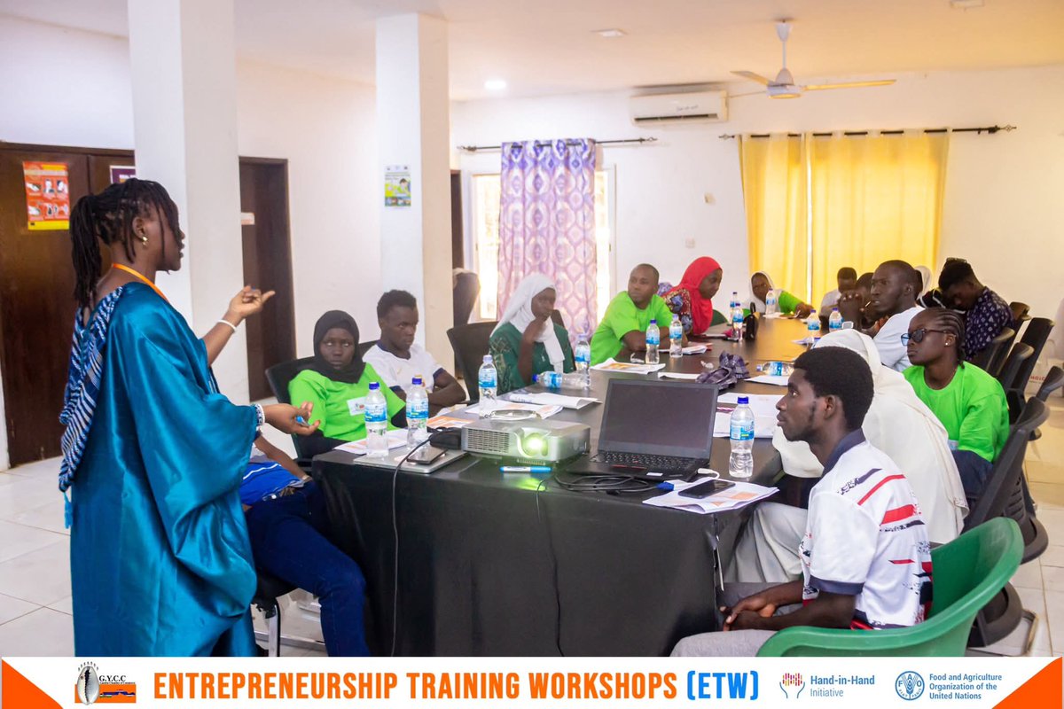 Always happy to support #youthempowerment in #agriculture with <a href="/GYCCGambia/">GYCC Youth Chamber</a>
Delivered a session on #BusinessPlanning &amp; #MarketResearch to help young farmers thrive &amp; drive #foodsystems transformation in #TheGambia.
JA
#Agribusiness #YouthLeadership