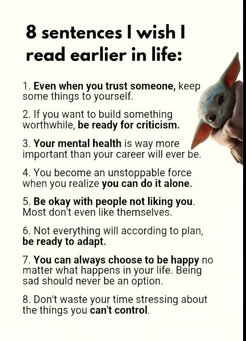 Anna_Erishkigal's tweet image. 8 things I wish I&apos;d realized earlier in life...