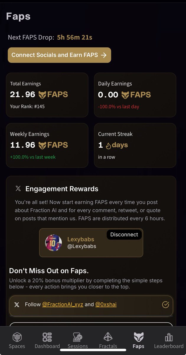 My Day2 on <a href="/FractionAI_xyz/">Fraction AI</a> 

Seems I’m going to be bullish here

<a href="/FractionAI_xyz/">Fraction AI</a> is fixing data labeling in AI