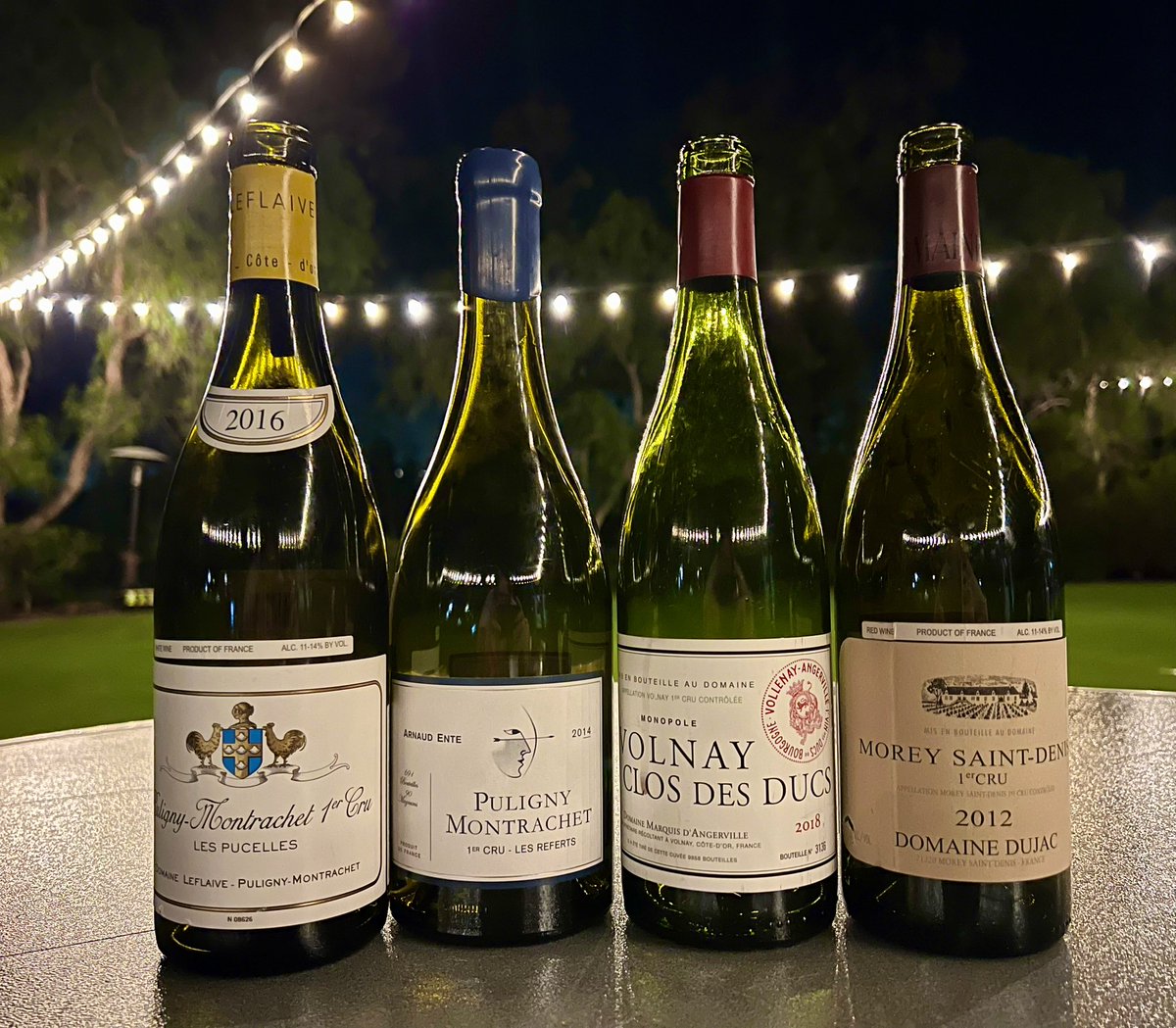 So_mmel_ier's tweet image. 14 Arnaud Ente is lights out good. Amazing depth, freshness &amp;amp; delineation. Drink now, keep 15+ 🔥
18 D’Angerville Clos des Ducs is delicious. Cherry, mint, fennel, loose leaf, all spice. Drink now, keep 15+ 🔥