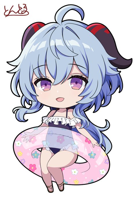 デフォルメ水着甘雨
#原神 #GenshinImpact 