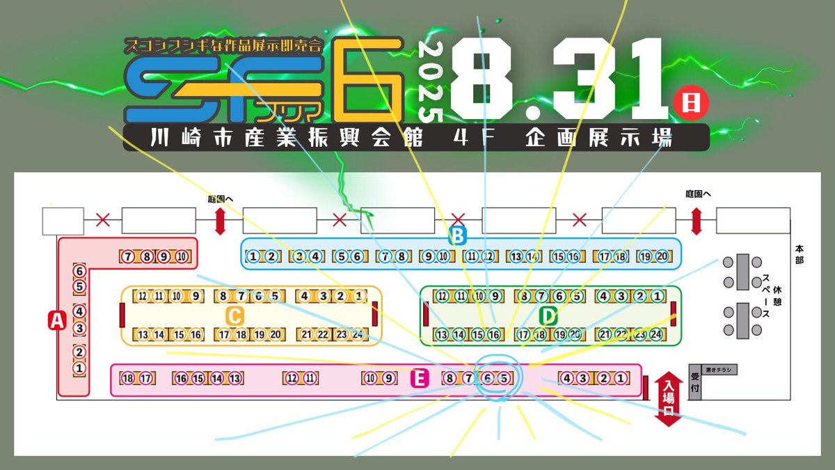 handmano's tweet image. 次の出展はこちら!8/31(日)
💫 #SFフリマ6 💫
神奈川県川崎市産業振興会館4F
12:00〜17:00
handmanoは【E-5,6】です!
メインの #レザーネクタイ ほか #スチームパンク なアイテム色々!追加情報もどうぞお見逃しなく✅
皆様のご来店お待ちしております👋