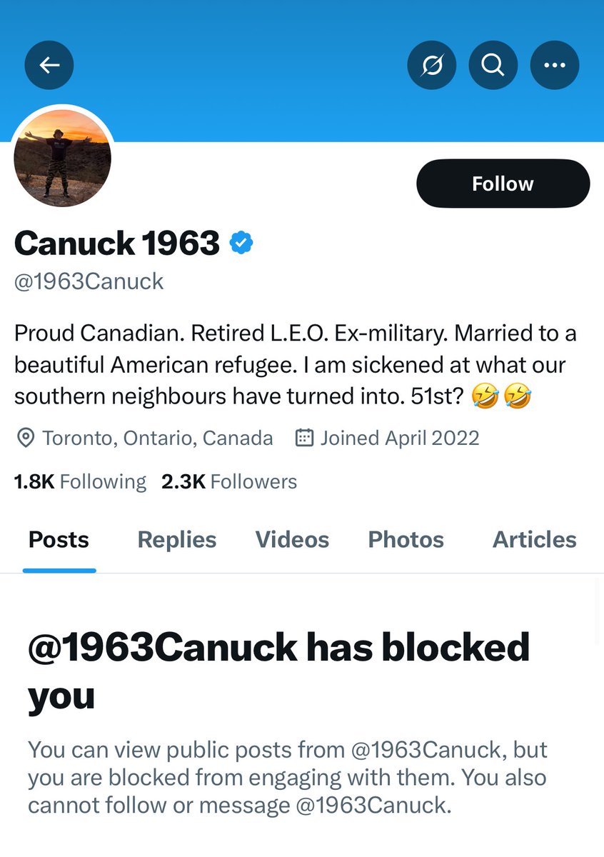 KarlDHarrison's tweet image. Why oh why is Canada plagued by this sort of flaccid “Elbows Up” cuck?
They always claim, fallaciously, to be ex-cops or military whilst anonymously bullying small women online.
Sad little men. 🤷♂️🤦♂️