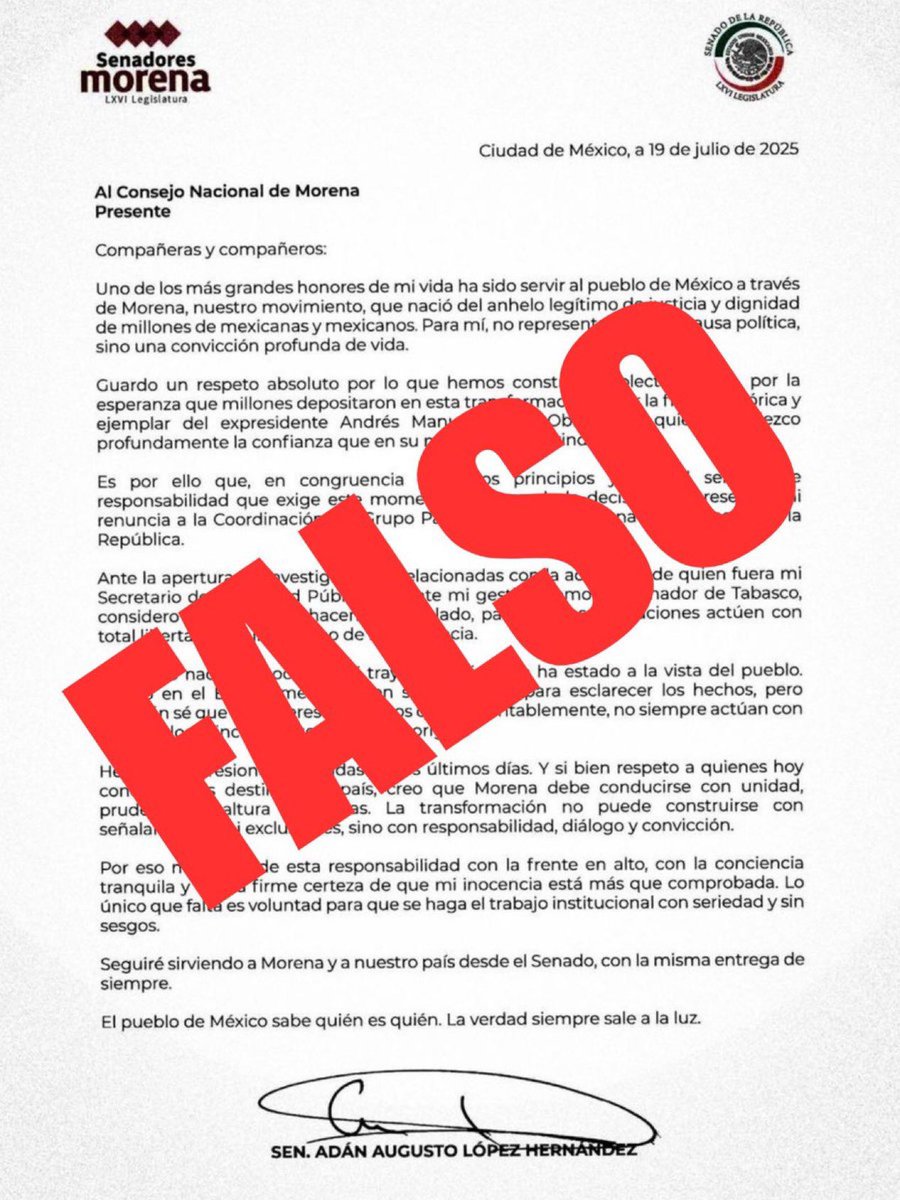 cynthialopezc1's tweet image. FALSO ! FALSO ! FALSO!