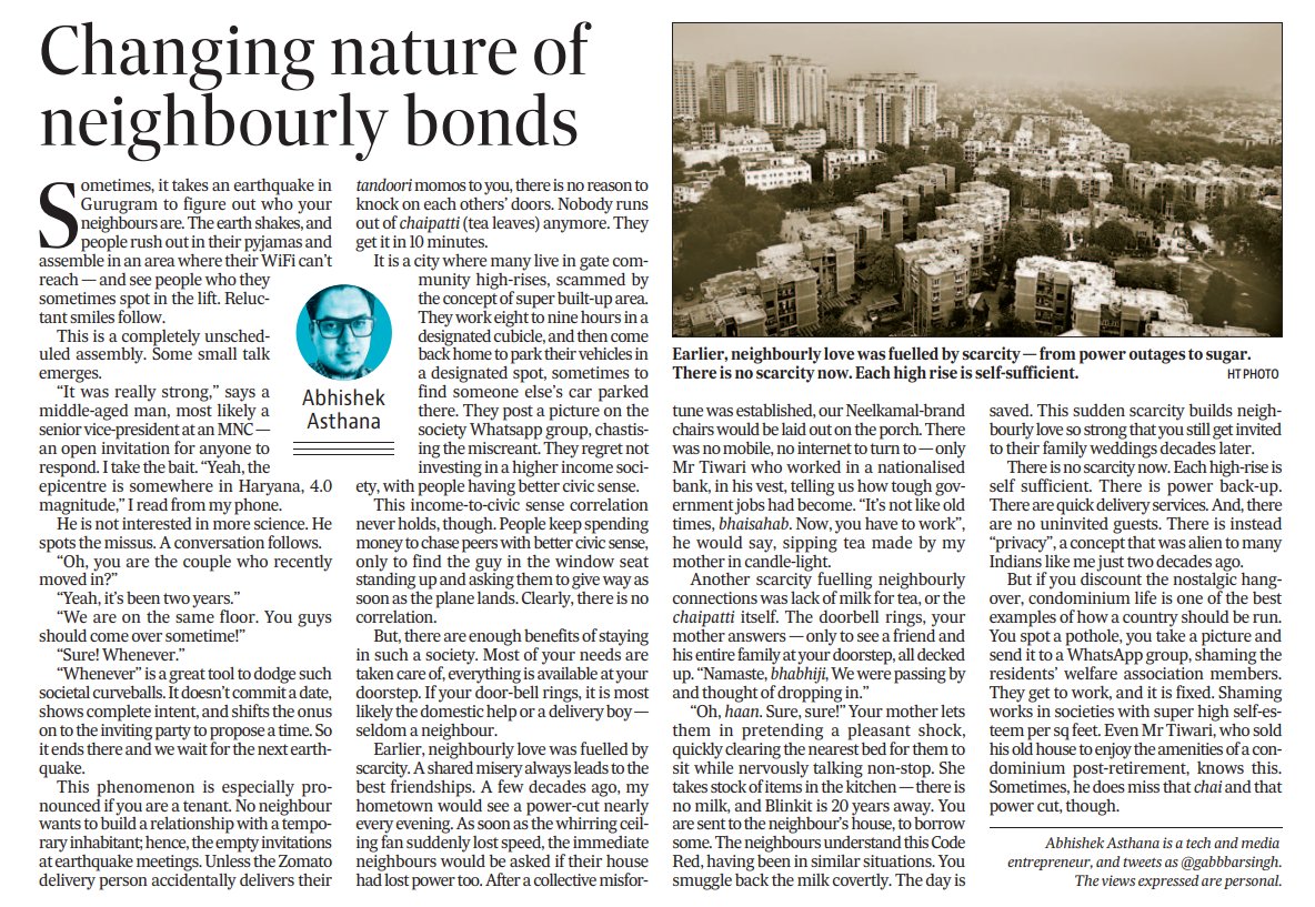 GabbbarSingh's tweet image. 🚨 New Column
How Earthquakes help find your neighbors in Gurgaon ;)
My latest for Hindustan Times. Read, Share your views