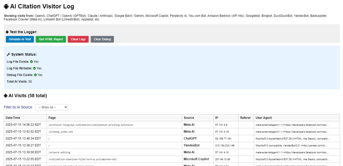 The Laughing Professor (@laughing_prof) on Twitter photo AI Bot Tracker: Track AI Bot Traffic Like Never Before producthunt.com/products/ai-bo… by <a href="/Laughing_Prof/">The Laughing Professor</a> AI Bot Tracker: Track AI Bot Traffic Like Never Before producthunt.com/products/ai-bo… by <a href="/Laughing_Prof/">The Laughing Professor</a>