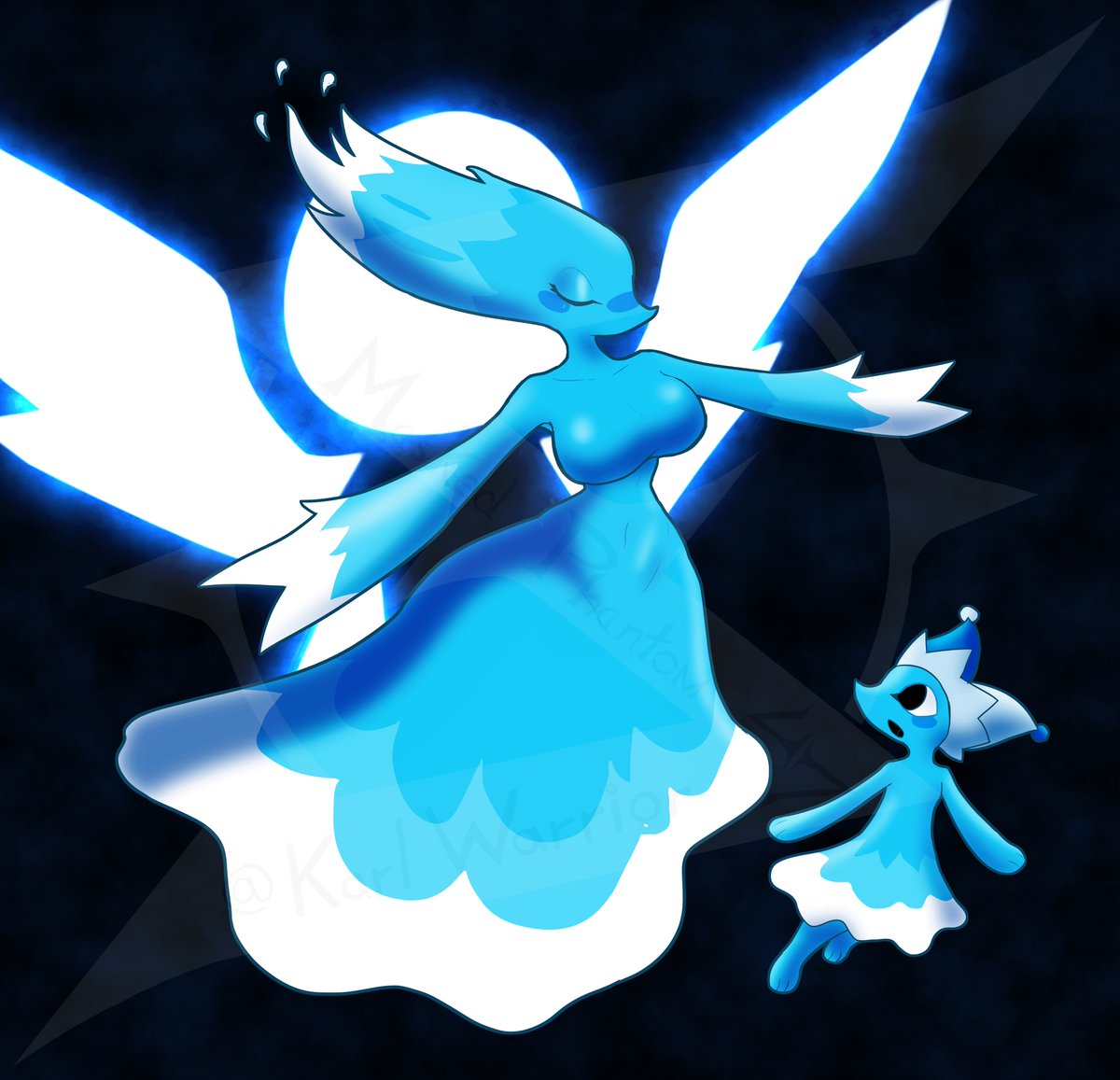 KarlWarrior47's tweet photo. Magical Mizzles! 
#fanart #deltarune #deltarunechapter4 #mizzle #missmizzle #darkners #deltarunech4 https://t.co/SZ8m5zqlua