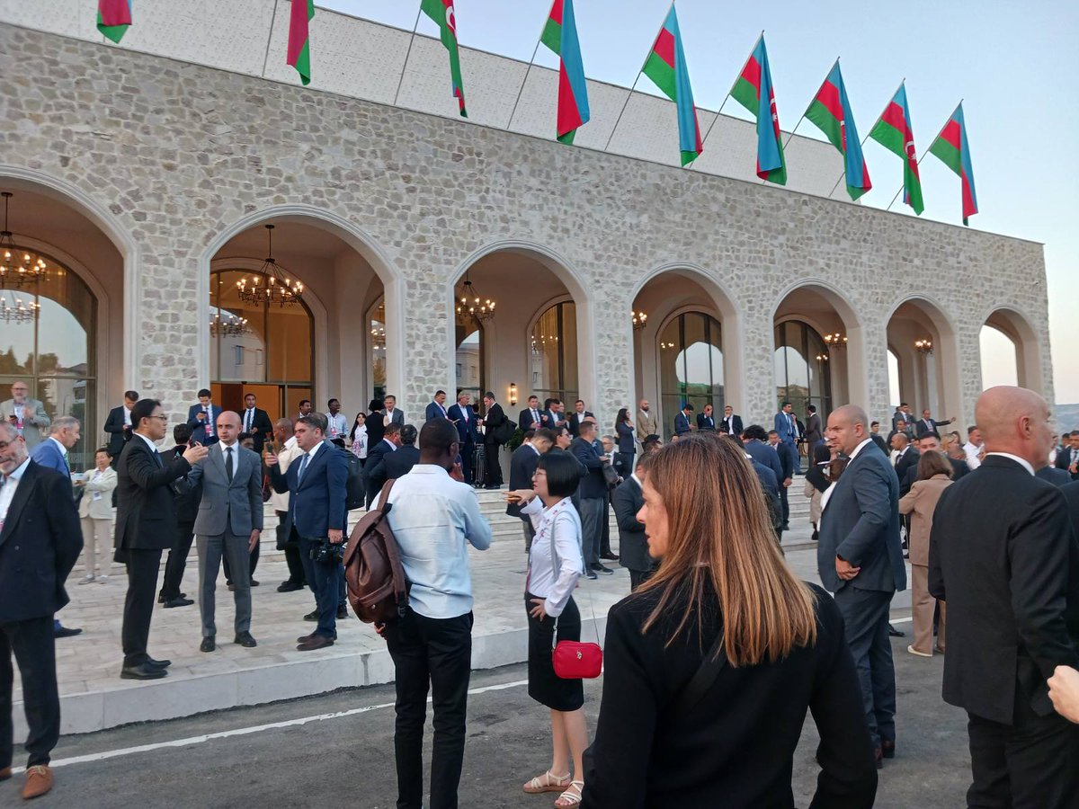 LOOK: Azerbaijan's President Ilham Aliyev formally opened the 3rd Shusha Global Media Forum on Saturday (July 19, 2025) in front of over 150 foreign media professionals at the newly inaugurated Congress Center in Khankendi.

This year’s forum, themed "Digital Pathways
