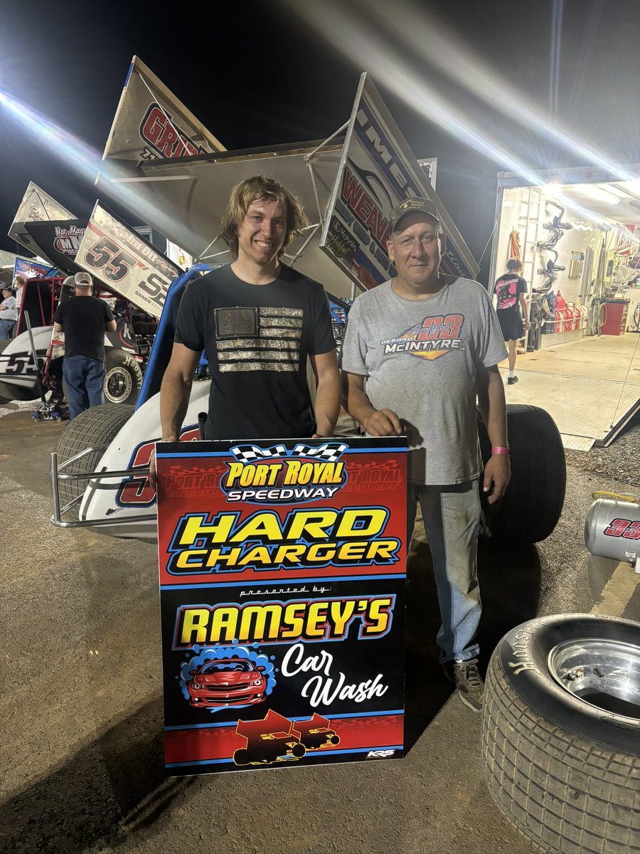 PortRoyalSpdway's tweet image. Gerard McIntyre Jr is tonight’s Ramsey’s Car Wash Hard Charger!
