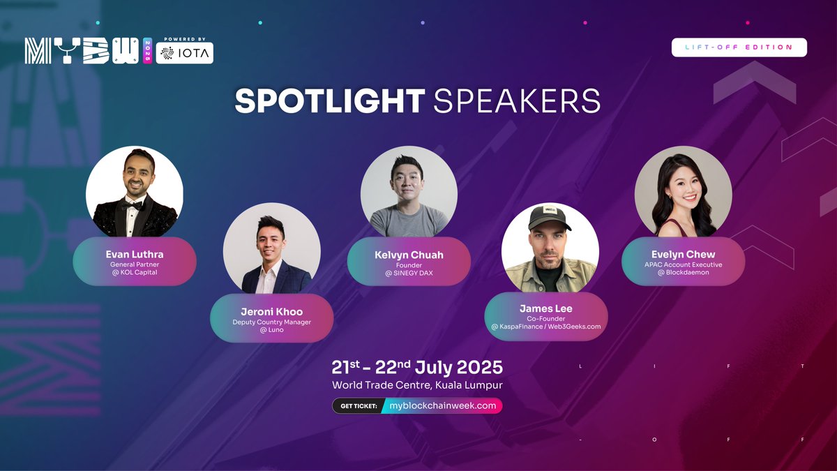 MalaysiaBCW's tweet image. From Digital Assets to Infra and Community Building:

🌍 Evan Luthra @evanluthra – General Partner at KOL Capital
Entrepreneur, investor, and currently Minister of IT at Liberland, Evan is known for backing visionary founders in Web3. Through KOL Capital, he’s shaping the future…